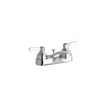 Elkay LK403L2 4" Centerset Lavatory Faucet, 2 Handle w/ Pop-Up