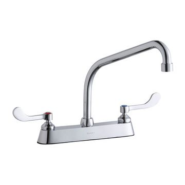 Elkay LK810HA10T4 8" Centerset Deck Mount Faucet