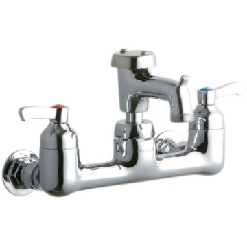 Elkay LK940BP03L2H 8" Centerset Wall Faucet