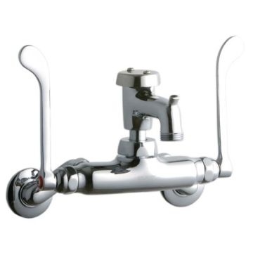 Elkay LK945BP03T6T Wall Mount Faucet, 3"-8" Adjustable  Centers