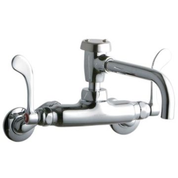 Elkay LK945VS07T4T Wall Mount Faucet, 3"-8" Adjustable  Centers