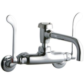 Elkay LK945VS07T6T Wall Mount Faucet, 3"-8" Adjustable  Centers