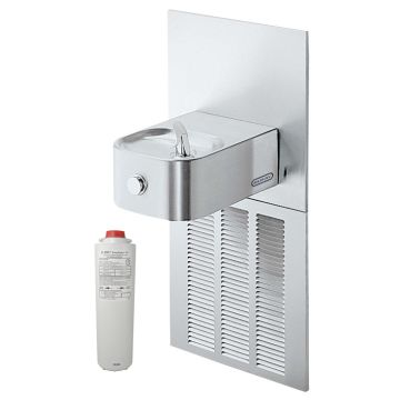 Elkay LNFEM8VRK Filtered In-Wall Drinking Fountain with Vandal-Resistant Bubbler