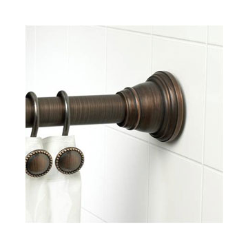 Speakman S-37664RBSB Finial Shower Rod - Oil Rubbed Bronze
