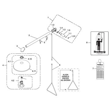 Bradley S19-120ABF Parts Breakdown