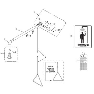 Bradley S19-120BF Parts Breakdown
