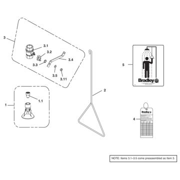 Bradley S19-130 Parts Breakdown