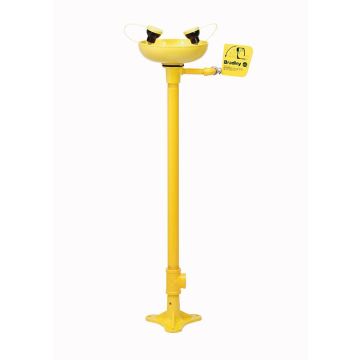 Bradley S19-210FW Pedestal-Mounted Eye/Face Wash (with Plastic Receptor)