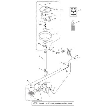 Bradley S19-210SS Parts Breakdown