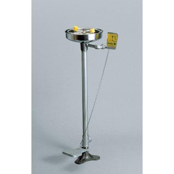 Bradley S19-210SS Pedestal-Mounted Stainless Steel Eye/Face Wash