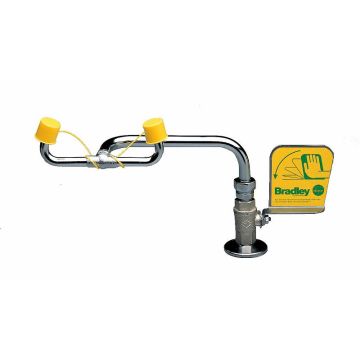 Bradley S19-270B Laboratory Swing Away Eyewash (Right Hand)