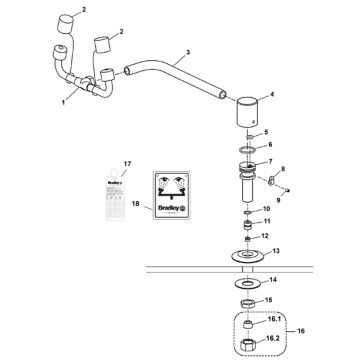 Bradley S19-270C Parts Breakdown