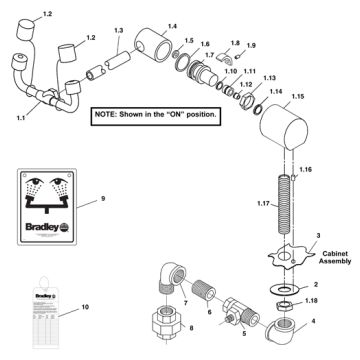 Bradley S19-270HC Parts Breakdown