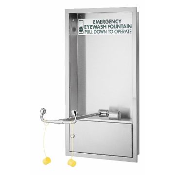 Bradley S19-281 Swing-Down Barrier-Free Cabinet-Mounted Eye/Face Wash
