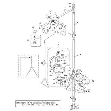 Bradley S19-310DCBF Parts Breakdown