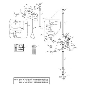 Bradley S19-310JJ Parts Breakdown