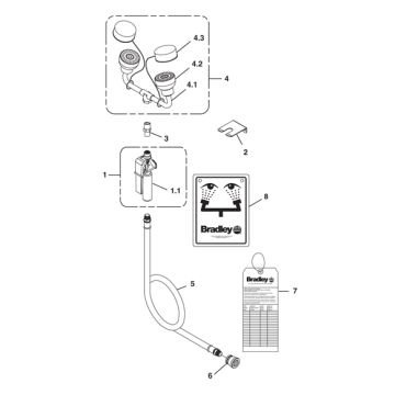 Bradley S19-430EFW Parts Breakdown