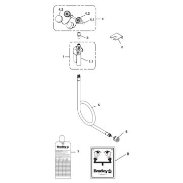 Bradley S19-435EFW Parts Breakdown
