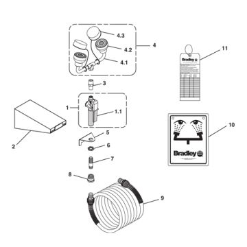 Bradley S19-620 Parts Breakdown