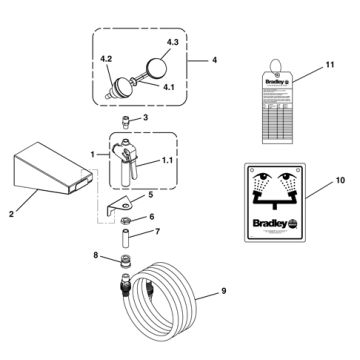 Bradley S19-625 Parts Breakdown