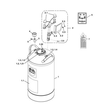 Bradley S19-690LHS Parts Breakdown