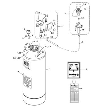 Bradley S19-788 Parts Breakdown