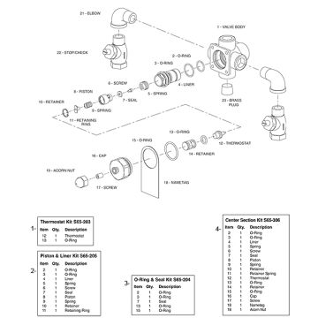 Bradley S59-2007 Parts Breakdown