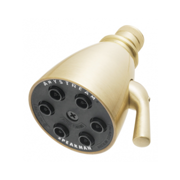 Speakman SD-02-AF-SB 6 Jet Anystream Showerhead - Brushed Brass