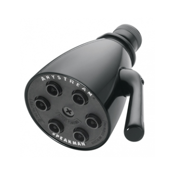 Speakman SD-02-BLK 6 Jet Anystream Showerhead - Black