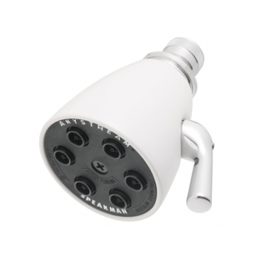Speakman SD-02-PC-WHT 6 Jet Anystream Showerhead - White & Chrome