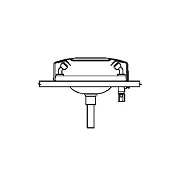 Speakman SE-565 Countertop-Mounted Eyewash (with Rectangular Stainless Steel Receptor)