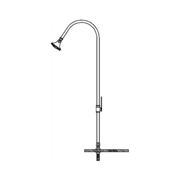 Speakman SE-700 Tabletop-Mounted Drench Shower