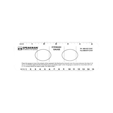 Speakman SE-952 Plastic Eyewash Gauge