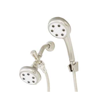 Speakman VS-112620-BN Combination Handheld Shower & Fixed Showerhead - Brushed Nickel