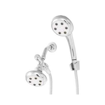Speakman VS-112620 Combination Handheld Shower & Fixed Showerhead -  Polished Chrome