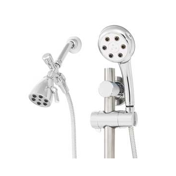 Speakman VS-122252 Combination Handheld & Fixed Showerhead w/Slide Bar (Discontinued)