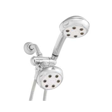 Speakman VS-222620 Combination Handheld & Fixed Showerhead w/ 3-way Diverter Bracket -  Polished Chrome