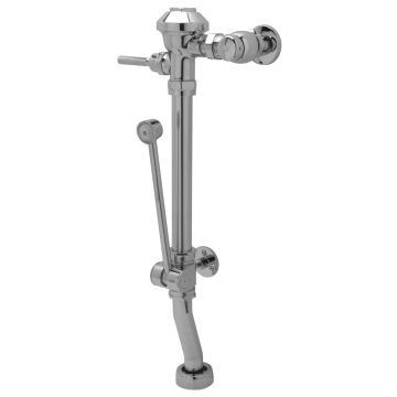 Zurn AquaFlush Z6011-BWN-YB-YC Bedpan Washer Flush Valve (with Sweat Solder Kit and Cast Wall Flange)