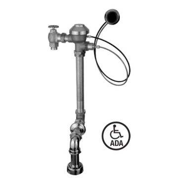 Zurn AquaVantage ZH6142AV Concealed Hydraulic Flush Valve (with Exposed Top Spud Connection for Toilet) 1/4"- 1" Wall Thickness