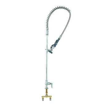 T&S Brass B-0173 4" Single Hole Pre-Rinse Unit With Spring Action and Single Control