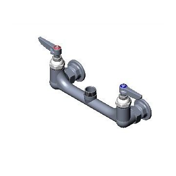 T&S Brass B-0230-LN Double Pantry Swivel Base Faucet