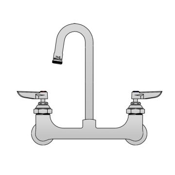 T&S Brass B-0330-01 Double Pantry Faucet