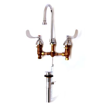 T&S Brass B-0868-04 Medical Lavatory Faucet w/ Pop-Up