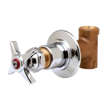 T&S Brass B-1025-1 Concealed Straight Valve