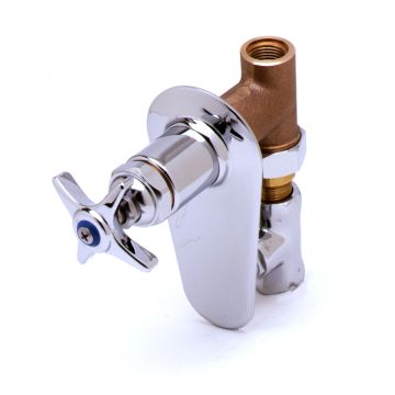 T&S Brass B-1025-ST Concealed Straight Valve