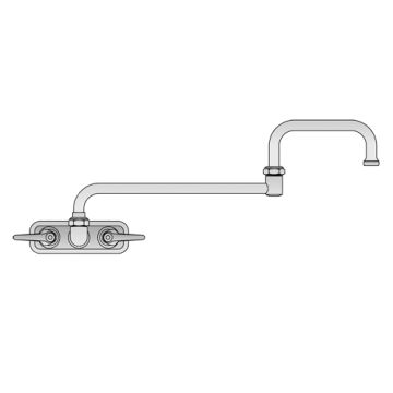 T&S Brass B-1135 Workboard Faucet