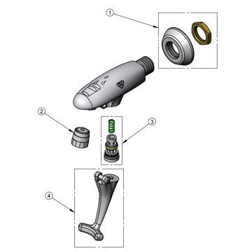 T&S Brass B-1200 Series Parts Breakdown