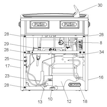 Elkay EMABF Single Station Drinking Fountain Parts Breakdown