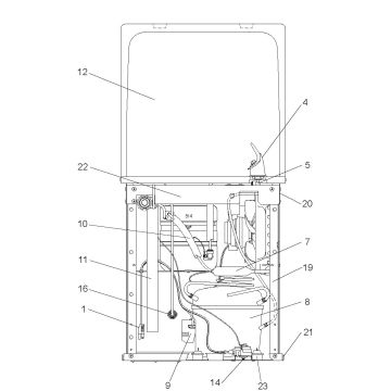 Elkay ESWA Drinking Fountain Parts Breakdown