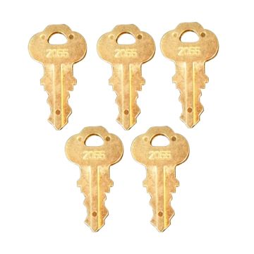 Bradley P15-398 Door Keys Service Pack 2055 (5-Pack of P10-526 Keys)